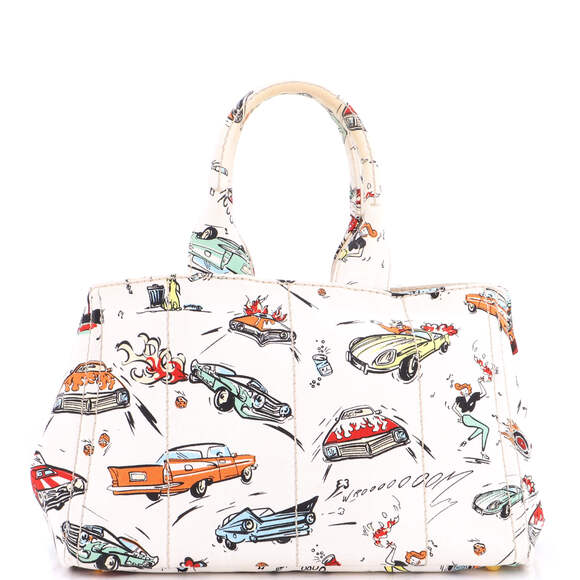 Prada Handbags - Prada Canapa Convertible Tote Printed #239066P57B